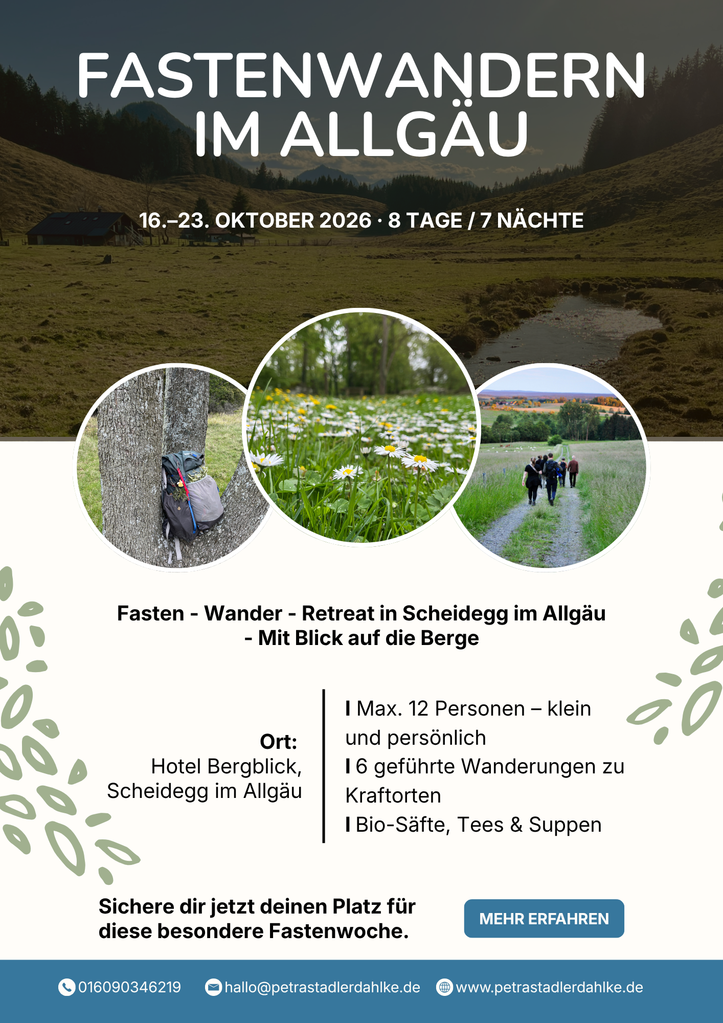 Fastenwandern im Allgäu